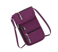 Dcaknri Lightweight Blocking Neck Wallet Multiple Card Slots Adjustable Crossbody Strap Secure Journeys Storage Holder Travel Holder Oxford Fabric Neck Wallet Document Holder Crossbody Accessory