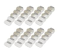 Dcaknri Pack of 8 Stylish Modern Hooks Using Adhesive Mount, Waterproof ABS Ensures Durability, Ideal for Saving Space in Bathrooms and Living Rooms Hooks