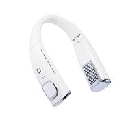 Dcaknri Portable Bladeless Neck Fan Turbos Mute Motor Cooler 3-Speed Wind Control Type-C Charging for Reading Working Wearable Neckband