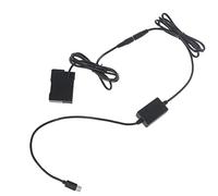 Dcaknri Portable Type-C to EN EL14 Battery Power Adapter for D3100 D3200 D3300 D3400 D3500 D5100 D5200 D5300 Security Camera Power Supply