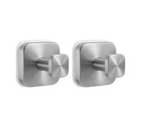 Dcaknri Stainless Steel Suction Hook for Bathroom Kitchen Adhesive Wall Hook Waterproof Rustproof Space Saving Suction