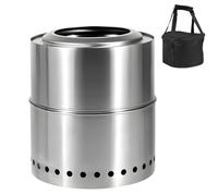 Dcaknri Transportable Rustless Firepit Barbecue Heat Distribution Pliable Plan Easy Storage for Outdoor Meal Rustproof Camping Bowl