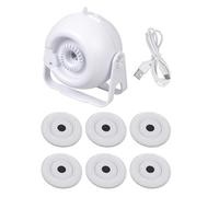 Dcaknri User Friendly Star Night Light Adjustable Lighting Effects Quiet Operations Texture Suitable for Home Party Rotating Lamp