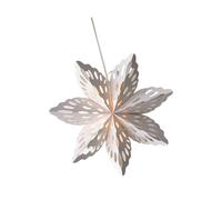 Dcaknri Window Decoration Hanging Snowflake LED Light Paper Snowflake Hangings for Christmas and New Year Window Decors Warm White Lights