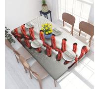 DCARSETCV Baseball Lace Close Up Printed 4FT Waterproof Tablecloth with Elastic Edged Protect & Decor Your Table, Oil-proof Washable Table Cloth Cover for Dinner Picnic Party
