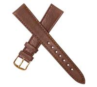 Dcasmo group Brown Leather Watch Strap 18 mm for Men - Original Vintage Bracelet New Old Stock 1970 - Strap Bracelet Traditional Old Clockwork