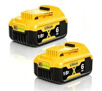 DCB184 2Pack 18V Replacement for Dewalt 18V Battery Cordless Power Tools | Compatible with DEWALT 18V XR tools DCB184 DCB200 DCB180 DCB182 DCB181 DCB201 DCB204 DCB183 DCB185 DCB203 with LED Indicator