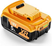 DCB184 XR Lithium-Ion Battery 5.5Ah Replacement Battery for Dewalt Compatible for Dewalt DCB200 DCB180 DCB181 DCB182 DCB184 DCB201 for Dewalt 18V Batteries,1Pack
