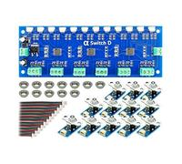 DCC Concepts DCD-DSB Cobalt Alpha Switch D Set Digital Devices (12 x Blue)