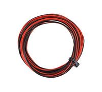 DCC Concepts DCW-32RBT Black/Red Twinned Stranded Decoder Wire (6m)