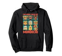DCC Many Faces of Mordecai Grid Funny Gamer Series Book Pullover Hoodie