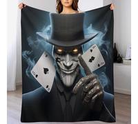 DCCCY Magician Flannel Throw Blanket, Soft Warm, Lightweight Plush Blankets for Bed Sofa Couch Travel Nap 100×130cm