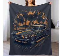 DCCCY Sports Car 3D Blankets Super Soft Cosy & Warm Blanket for Sofa Or Bed Flannel Machine Washable Comfortable & Stylish 130×150cm