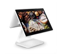 DCDCD 15.6 Inch Touch Screen All-in-one POS System Pos Cash Register Dual Screen Offline Pos Systems(11.6 J1900 4G 64G)