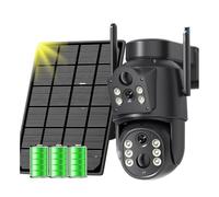 DCDCD 8MP 4K Wireless Outdoor Solar Camera PIR Human Detection Wifi Surveillance Camera Solar Panel 365 Days Standby Night Vision CAM