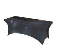 DCEHGEW 6FT Spandex Rectangular Table Cloth, Fantasy Wolf Printed Fitted Elastic Tablecloths Washable Table Cover for Event, Wedding, Banquet & Party
