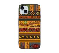 DCEHGEW Abstract African National Pattern Prints Phone Case for iPhone 15 6.1 inch, TPU Shockproof Phone Cover Case, Supports Wireless Charging, without Lens Protection