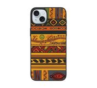 DCEHGEW Abstract African National Pattern Prints Phone Case for iPhone 15 Pro Max 6.7 Inch, TPU Shockproof Phone Cover Case, Supports Wireless Charging, with Lens Protection