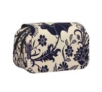 DCEHGEW Bat Print Prints Flap Pencil Case Stylish Storage Bag, Double Layer Large Capacity Pen Pouch for School Office Travel