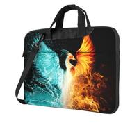 DCEHGEW Beautiful phoenix Printed Laptop Bag 15.6 inch, Triple-Layers Protection Shockproof Crossbody Laptop Shoulder Bag for Men Women