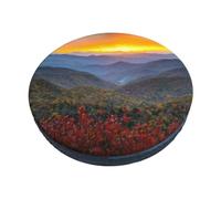 DCEHGEW Blue Ridge Parkway Mountains Prints Bar Stool Seat Covers 12 inch Round Elastic Stool Cover Soft Washable Slipcovers for Kitchen, Home, and Restaurant