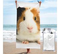 DCEHGEW Cute Guinea Pig-r18380 Printed Quick Dry Bath Towel 80x160 CM, Highly Absorbent Bath Sheet with Bag for Beach, Travel, Hotel and Home