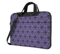 DCEHGEW Haunted Mansion Printed Laptop Bag 13 inch, Triple-Layers Protection Shockproof Crossbody Laptop Shoulder Bag for Men Women