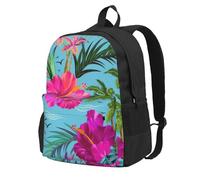 DCEHGEW Hello Hawaii Printed Travel Laptop Backpack, Lightweight School Bag for Hiking and Casual Daypack Use