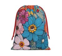 DCEHGEW Hello Hawaii Soft Drawstring Gift Wrapping Bags, Reusable Polyester Pouch Storage Bag for Christmas, Halloween, Party Favors, Jewelry, Small Size: 7.9x10.6 inches