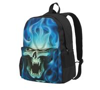 DCEHGEW horror ghost skull Printed Travel Laptop Backpack, Lightweight School Bag for Hiking and Casual Daypack Use
