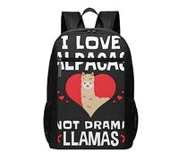 DCEHGEW I Love Alpacas Printed Travel Laptop Backpack - Lightweight School Bag for Casual Daypack, Hiking Daypack