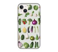 DCEHGEW Introduction of various vegetables Prints Phone Case for iPhone 14 6.1 inch, TPU Shockproof Phone Cover Case, Full - Body Protection White