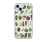 DCEHGEW Introduction of various vegetables Prints Phone Case for iPhone 15 6.1 inch, TPU Shockproof Phone Cover Case, Supports Wireless Charging, without Lens Protection