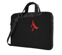 DCEHGEW Karate Boy Changeable Belt Color Printed Laptop Bag 14 inch, Triple-Layers Protection Shockproof Crossbody Laptop Shoulder Bag for Men Women
