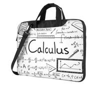 DCEHGEW Math Geometry G alculus Printed Laptop Bag 13 inch, Triple-Layers Protection Shockproof Crossbody Laptop Shoulder Bag for Men Women