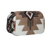 DCEHGEW Native American Prints Flap Pencil Case Stylish Storage Bag, Double Layer Large Capacity Pen Pouch for School Office Travel