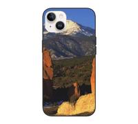DCEHGEW Pikes Peak Colorado Prints Phone Case for iPhone 14 6.1 inch, TPU Shockproof Phone Cover Case, Full - Body Protection White