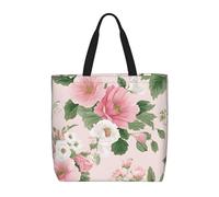 DCEHGEW Plant Floral Flowers Large Shoulder Tote Bag for Women Lady Reusable Daily Casual Shoulder Bag for Vacation, Travel, Picnic, Shopping, Work, Gym, Christmas Halloween Grocery Handbags