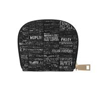 DCEHGEW Programmer Programming Code Credit Card Holder Pouch Shell Wallet Business Card Case Storage Zipper Coin Pocket Purse Xmas Gift