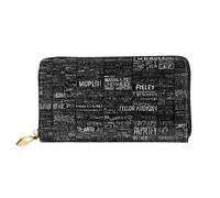 DCEHGEW (Programmer Programming Code) Faux Leather Wallet Long Clutch Zipper Purse Card Holder Travel Coins Cash Organizer Phone Pocket 7.48 x 4.13 x 0.9 inches