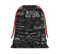 DCEHGEW Programmer Programming Code Soft Drawstring Gift Wrapping Bags, Reusable Polyester Pouch Storage Bag for Christmas, Halloween, Party Favors, Jewelry, Large Size: 15.8x20.9 inches