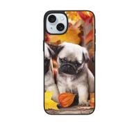 DCEHGEW puppys pug Prints Phone Case for iPhone 15 Pro Max 6.7 Inch, TPU Shockproof Phone Cover Case, Supports Wireless Charging, with Lens Protection