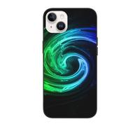 DCEHGEW rainbow smoke Prints Phone Case for iPhone 14 6.1 inch, TPU Shockproof Phone Cover Case, Full - Body Protection White