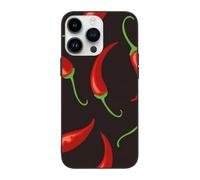 DCEHGEW Red Chilli Prints Phone Case for iPhone 14 Pro 6.1 inch, TPU Shockproof Phone Cover Case, Full - Body Protection