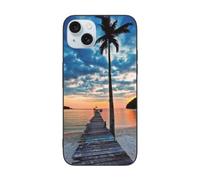 DCEHGEW Sea at Sunset Prints Phone Case for iPhone 15 Pro Max 6.7 Inch, TPU Shockproof Phone Cover Case, Supports Wireless Charging, without Lens Protection