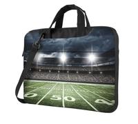 DCEHGEW Stadium Football Satdium Field Light Night Printed Laptop Bag 13 inch, Triple-Layers Protection Shockproof Crossbody Laptop Shoulder Bag for Men Women