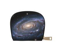 DCEHGEW Starry Universe Space Credit Card Holder Pouch Shell Wallet Business Card Case Storage Zipper Coin Pocket Purse Xmas Gift