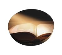 DCEHGEW The Book Prints Bar Stool Seat Covers 14 inch Round Elastic Stool Cover Soft Washable Slipcovers for Kitchen, Home, and Restaurant