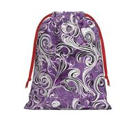 DCEHGEW the sea witch inspired Soft Drawstring Gift Wrapping Bags, Reusable Polyester Pouch Storage Bag for Christmas, Halloween, Party Favors, Jewelry, Small Size: 7.9x10.6 inches