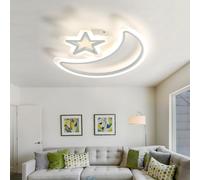 Dceinz Ceiling Lights Bedroom Dimmable Modern Ceiling Light and Remote Living Room LED Ceiling Lighting Large 38W Lounge Lights Ceiling Metal Daylight White 6500K for Dining Room, Kitchen-White